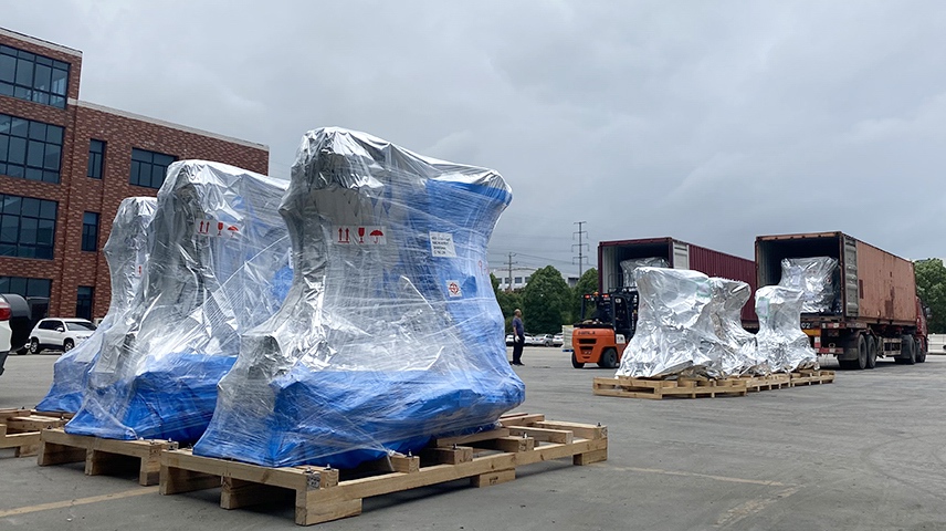 Industrial robots from NACHI arrive at CIANSUNG factory