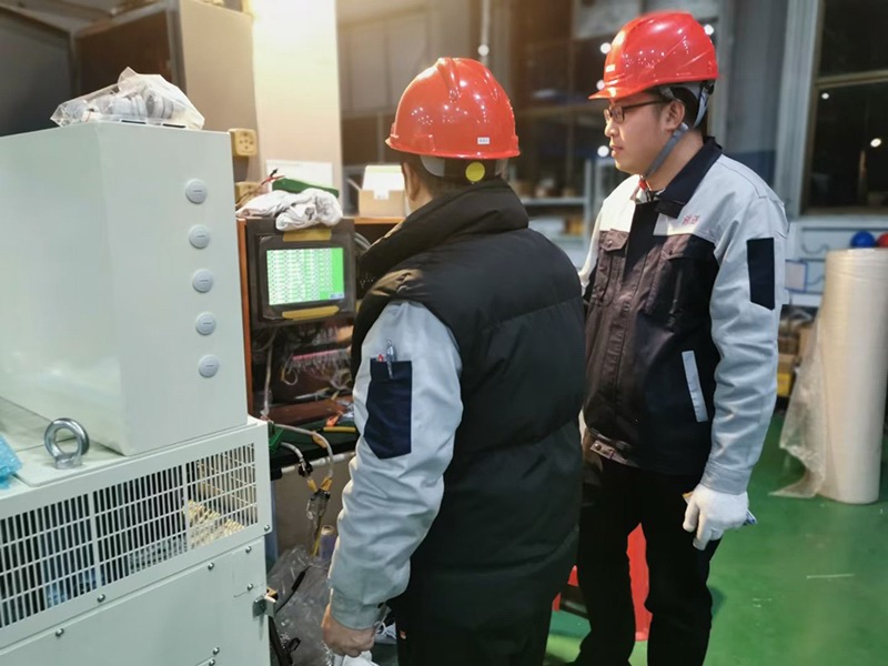 Assembly and debugging of industrial robot relay box 8