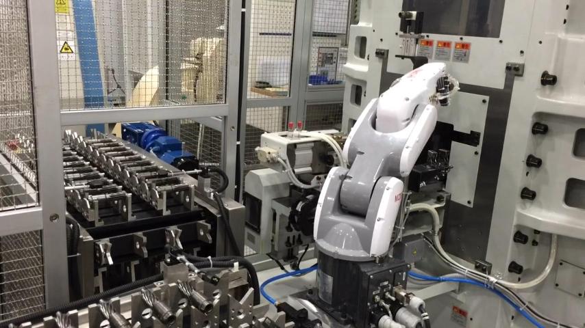 Robotic Loading & Unloading for Steering Gear Hobbing