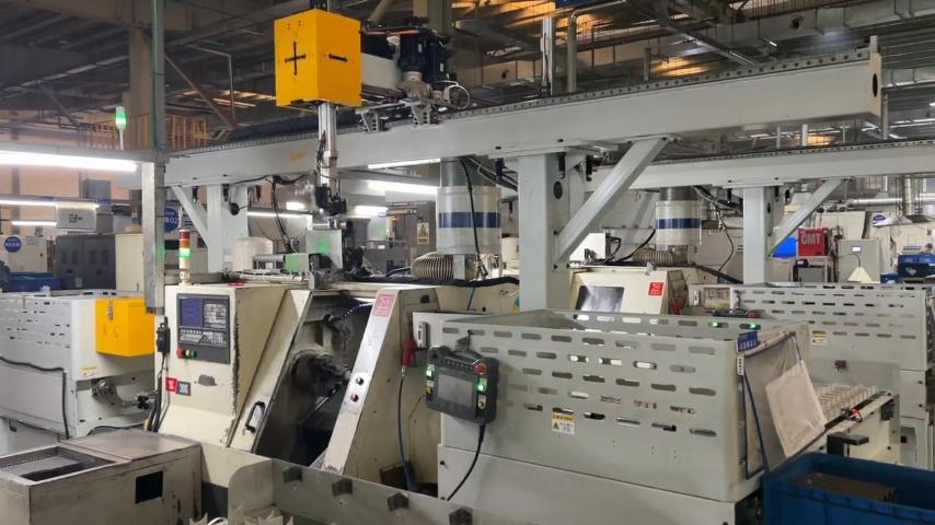 Gantry Robot for CNC Lathe Machine Tending