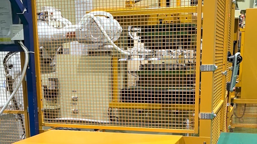 Customized Robotic Automation Line for Electronics Stamping